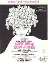 1967 STEP TO THE REAR How Now Dow Jones comedy musical  