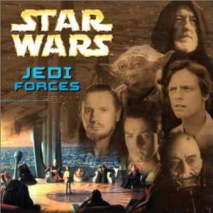  Star Wars Jedi Forces 2001 Calendar (9781558119772): Books