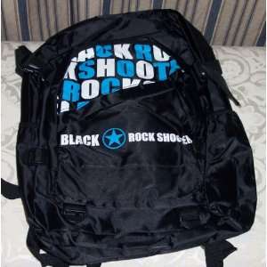  BLACK ROCK SHOOTER Logo Anime Black BACK PACK School Bag 