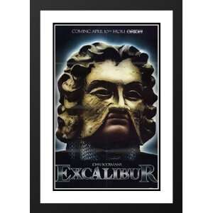 Excalibur 20x26 Framed and Double Matted Movie Poster   Style C   1981 