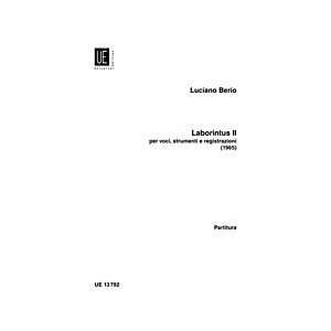  Laborintus 2, Full Score Musical Instruments