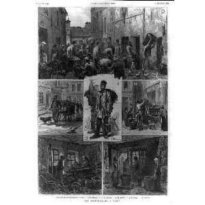  Les Chiffoniers a Paris,The dressers in Paris,1884