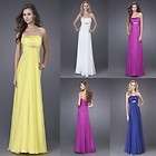   New Full length Evening Bridesmaid Prom Party Dress Gown Full Size