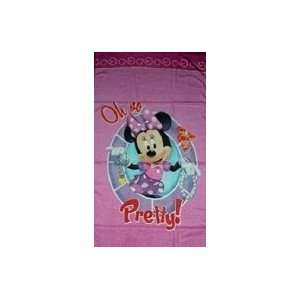   Minnie mouse (oh so pretty) beach towel (pink) 
