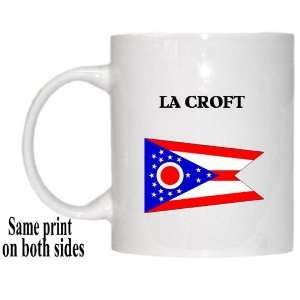  US State Flag   LA CROFT, Ohio (OH) Mug 