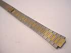   Vintage Two Tone Goldtone/ Stainless Watch Band New Old Stock NOS