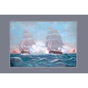 Navy Frigate   Poster by Werner Plank (18x12) 