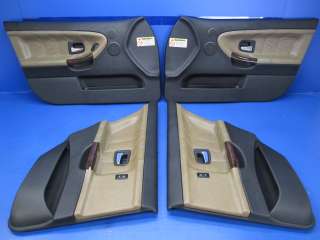 BMW E36 320 325 328 M3 Sedan Magma Leather Door Panels  