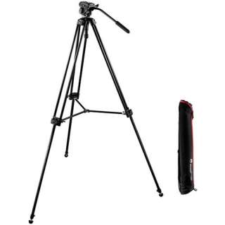 The Manfrotto 701HDV,547BK is a lightweight tripod system for 