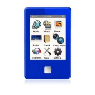 Ematic EM804VIDBL 4GB Video Player Blue  