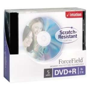  IMN17808 DISK,DVD+R,8X,FORCEFIELD,4.7GB,5PK Office 