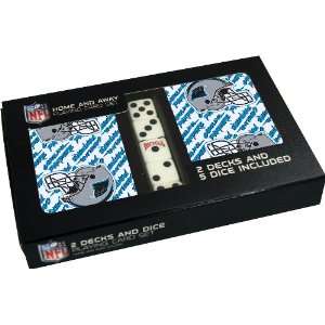   Panthers 2 Deck Playing Cards with Dice Set