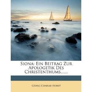   ,.. (German Edition) (9781278836577): Georg Conrad Horst: Books