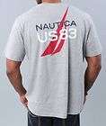 New NAUTICA Mens US 83 Sails Maritime Heritage Big Logo Tee 2XL