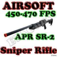   WellFire APS SR 2 Metal Bolt Action RIS Black Airsoft Sniper Rifle Gun