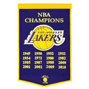  Los Angeles Lakers NBA Dynasty Banner (24x36)