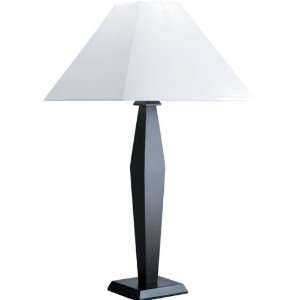  Contemporary Style Largo Table Lamp   Dark Wood
