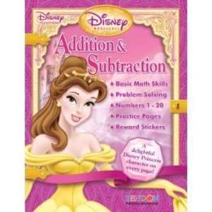  Disney Princess Addition & Subtraction Workbooks Case Pack 