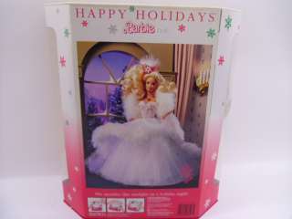 1989 Mattel Happy Holidays Barbie Doll NRFB  
