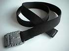 Oakley Vault Web Belt Metal Icon Buckle Adjustable Black 46 NEW