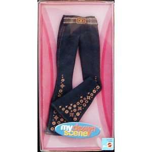  2004 Barbie My Design Scene denim jeans Toys & Games