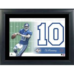  Eli Manning New York Giants Unsigned Jersey Numbers Piece 