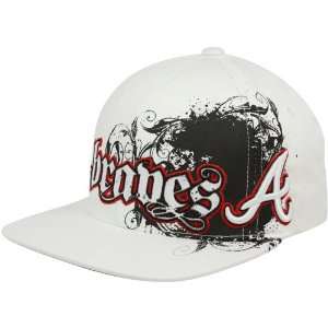  47 Brand Atlanta Braves White Clawson Closer Flex Fit Hat 