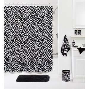  Black & White Zebra Type Shower Curtain: Everything Else