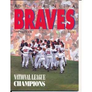  1992 Atlanta Braves Official Yearbook