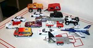 Large 14 Piece Lot of Die Cast Cars & More  
