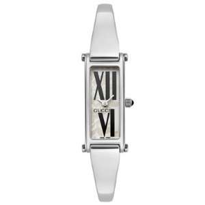  Gucci Stainless Steel White Dial Ladies Watch YA015543: Gucci 