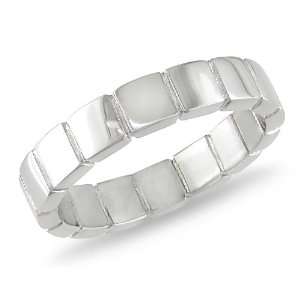  Stainless Steel Square Design Band Ring Jewelry