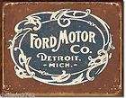 vintage ford motor co parts truck car dealer garage mechanic