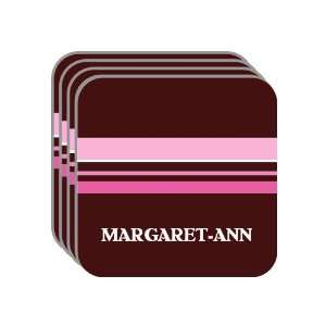  Personal Name Gift   MARGARET ANN Set of 4 Mini Mousepad 
