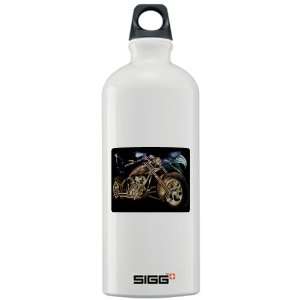  Sigg Water Bottle 1.0L Eagle Lightning and Cycle 