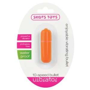  Shots 10 speed bullet vibrator   orange Health & Personal 