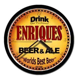  ENRIQUES beer and ale cerveza wall clock: Everything Else