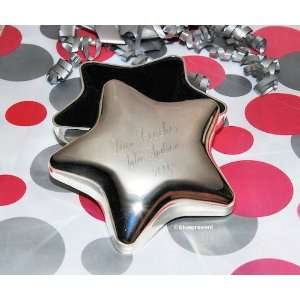   Star Jewelry Box Case Gift Engraved   FREE ENGRAVING: Home & Kitchen
