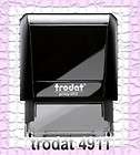 Trodat 4911 (Previously Ideal 50) Self Inking Rubber Stamps   Custom 