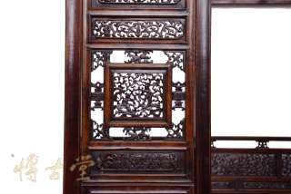 Chinese Antique Open Carved Wedding Bed 24P42  