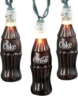 Classic Coca Cola Bottle Party String Lights Set  