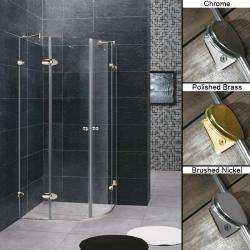   Frameless Neo Round Clear Shower Enclosure (36 x 36)  Overstock