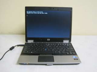 HP Elitebook 2530p 12 Core 2 Duo L9400 1.86GHz 2GB Laptop  