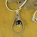 Sterling Silver Swing Dance Night Onyx Necklace (India)
