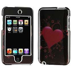 Apple iPod Touch 2G Carbon Fiber Heart Hard Case  