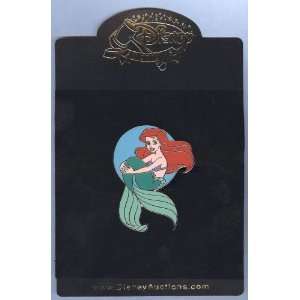  Disney Auction Pin Little Mermaid (Ariel) in Circle LE 500 