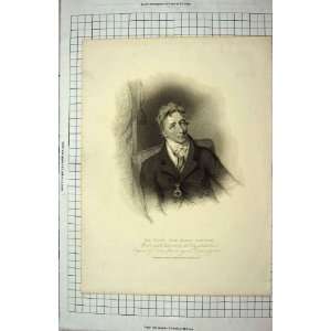 Henry Grattan Member Of Parliament Dublin Antique Print  