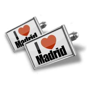 Cufflinks I Love Madrid region: Spain, Europe   Hand Made Cuff Links