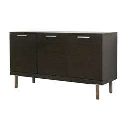 Repton Dark Brown Wood Modern Buffet/ Storage Cabinet  Overstock
