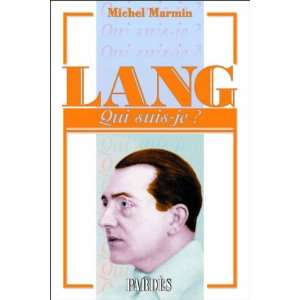  Qui suis je? Lang (French Edition) (9782867143427) Michel 